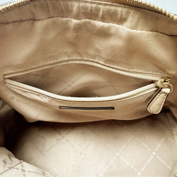 Michael Kors Ayden Saffiano Leather Medium Dome Satchel Crossbody - Picture 9 of 9